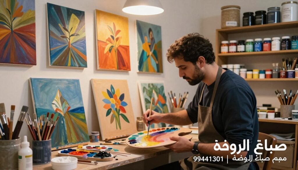 صباغ الروضة | 99441301 | معلم صباغ الروضة | صباغ شاطر الروضة